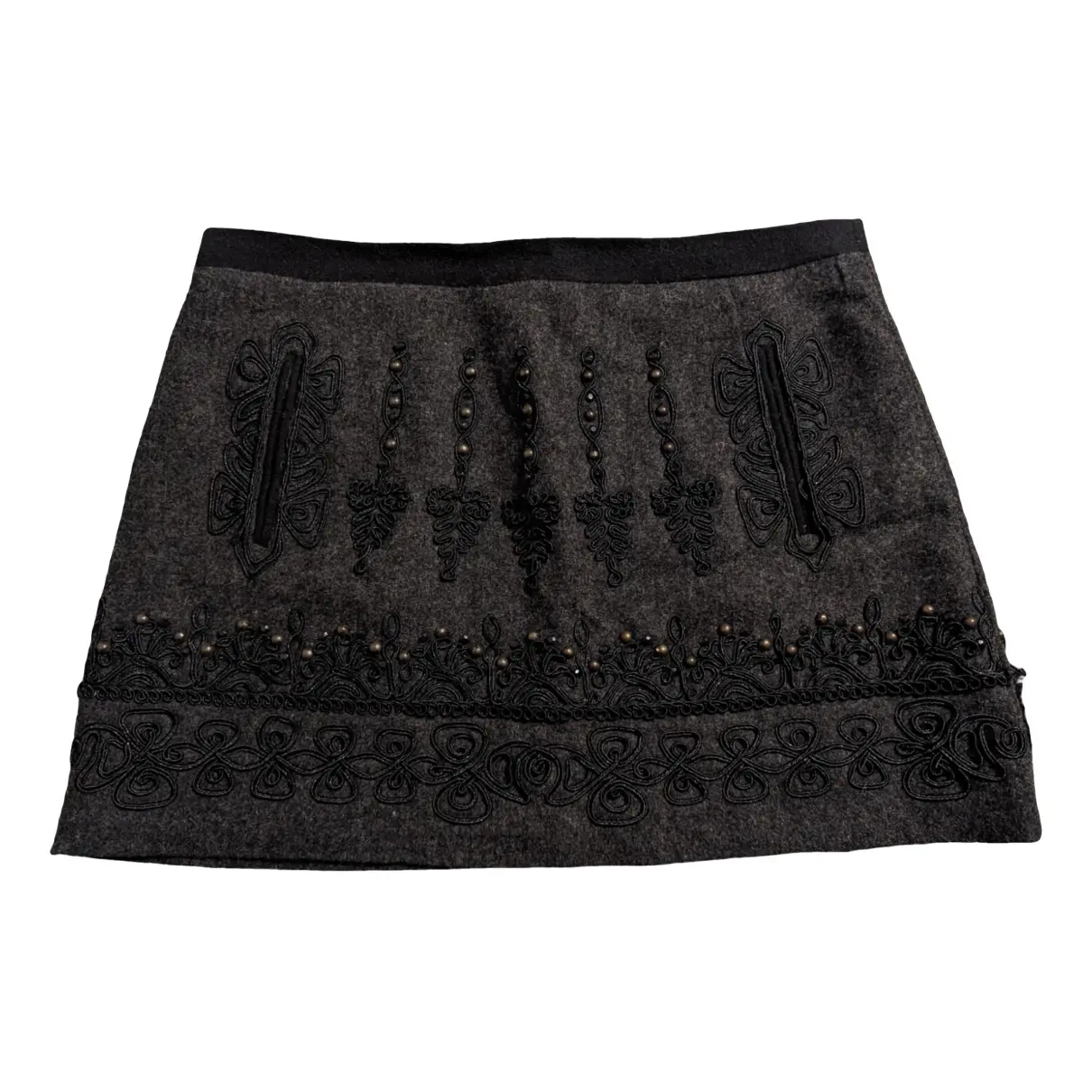 Wool mini skirt Nanette Lepore
