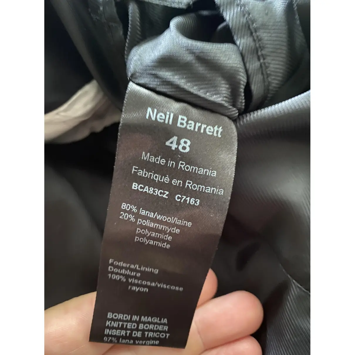 Luxury Neil Barrett Jackets  Men