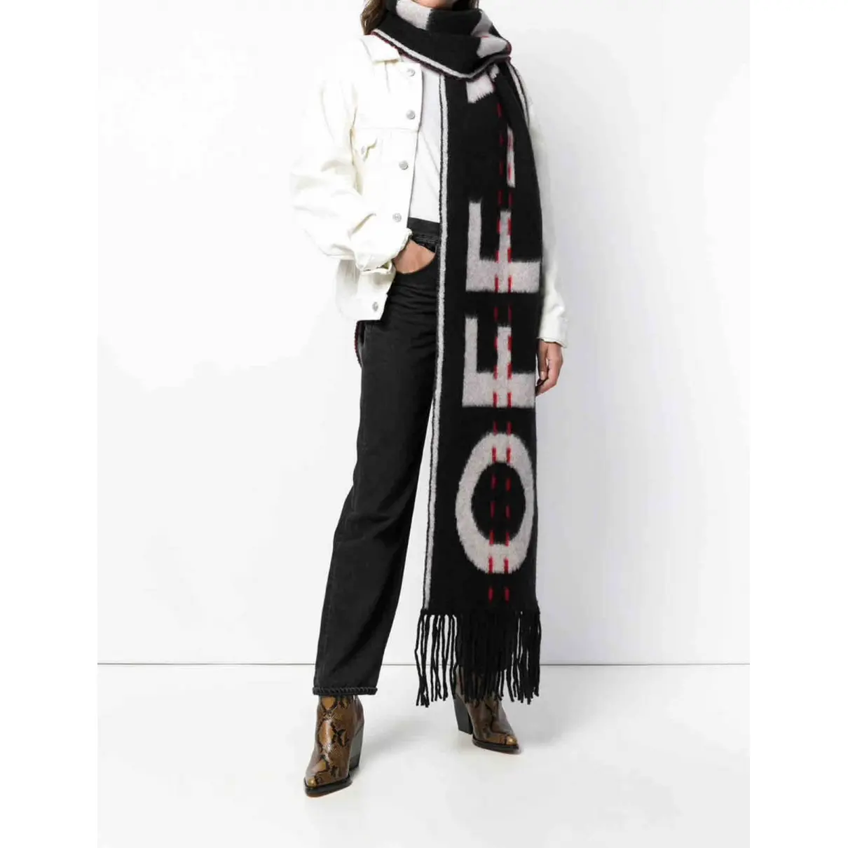 Wool scarf Off-White