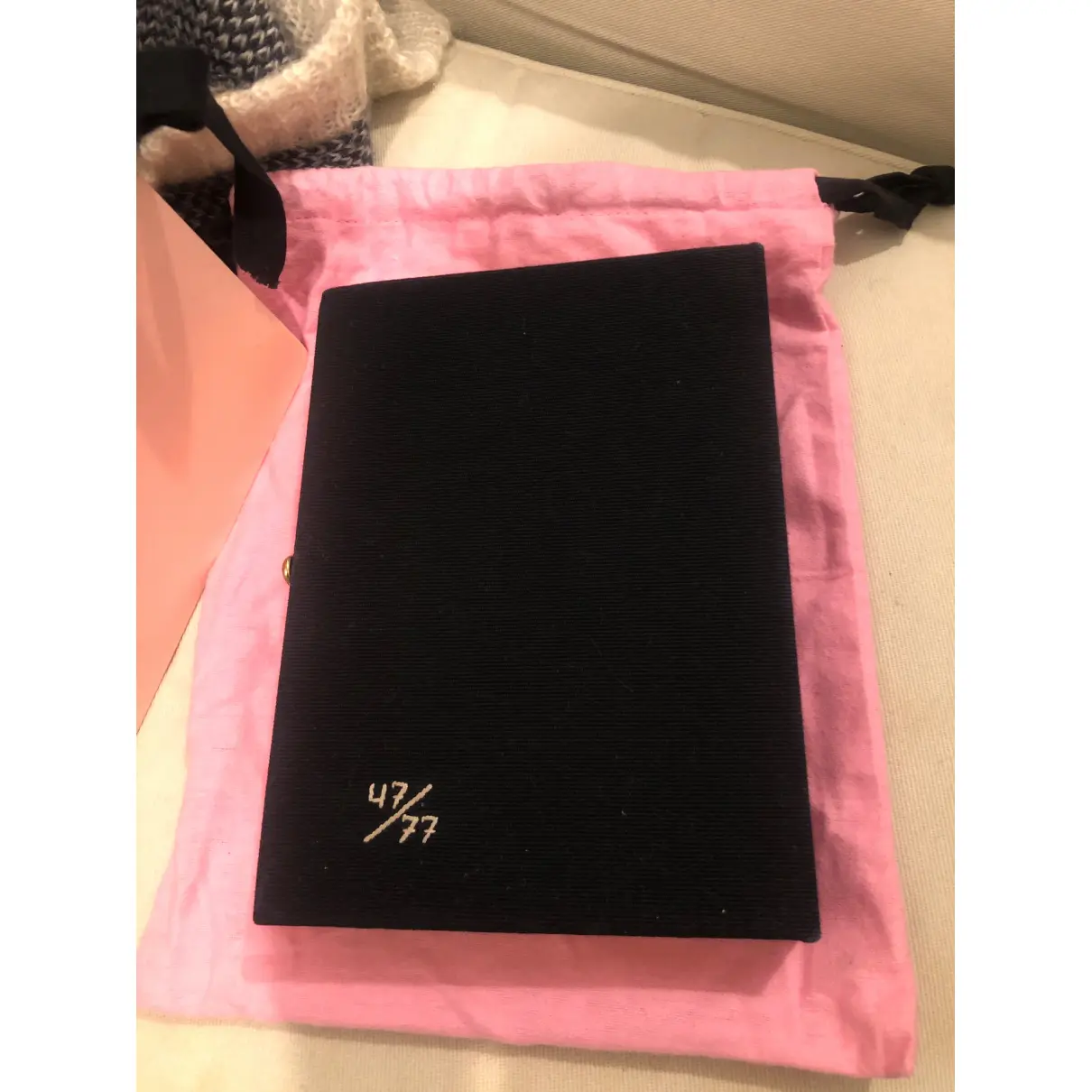Buy Olympia Le Tan Wool clutch bag online