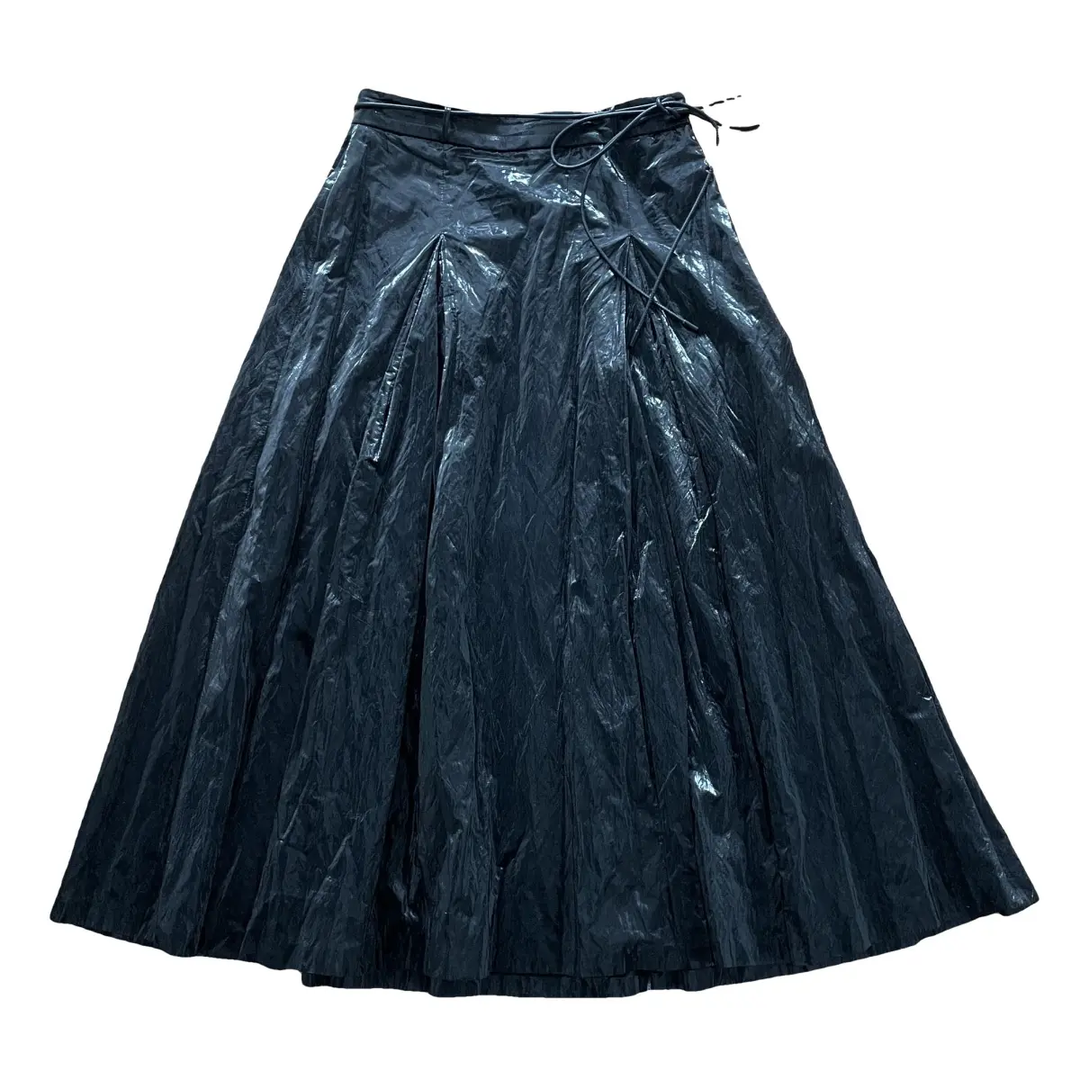 Wool maxi skirt
