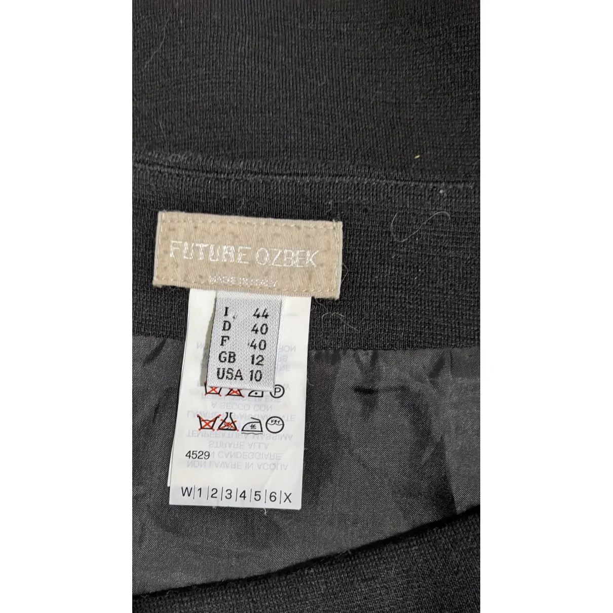 Buy Rifat Ozbek Wool mini skirt online