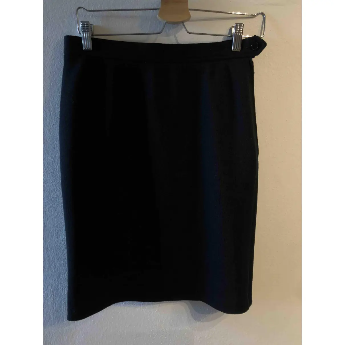 Wool mid-length skirt Saint Laurent - Vintage