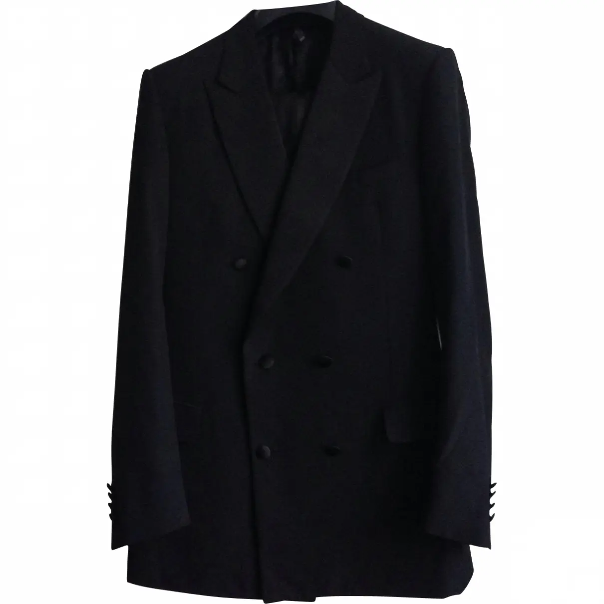 Black Wool Suit Dior Homme