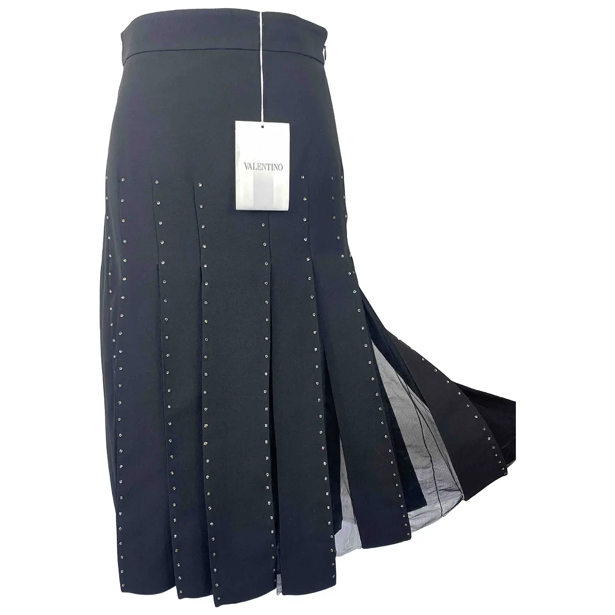 Wool mid-length skirt Valentino Garavani