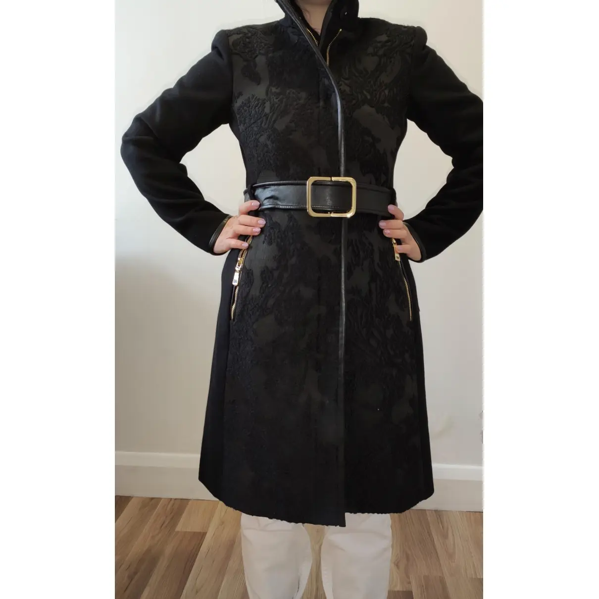Wool peacoat Vince  Camuto