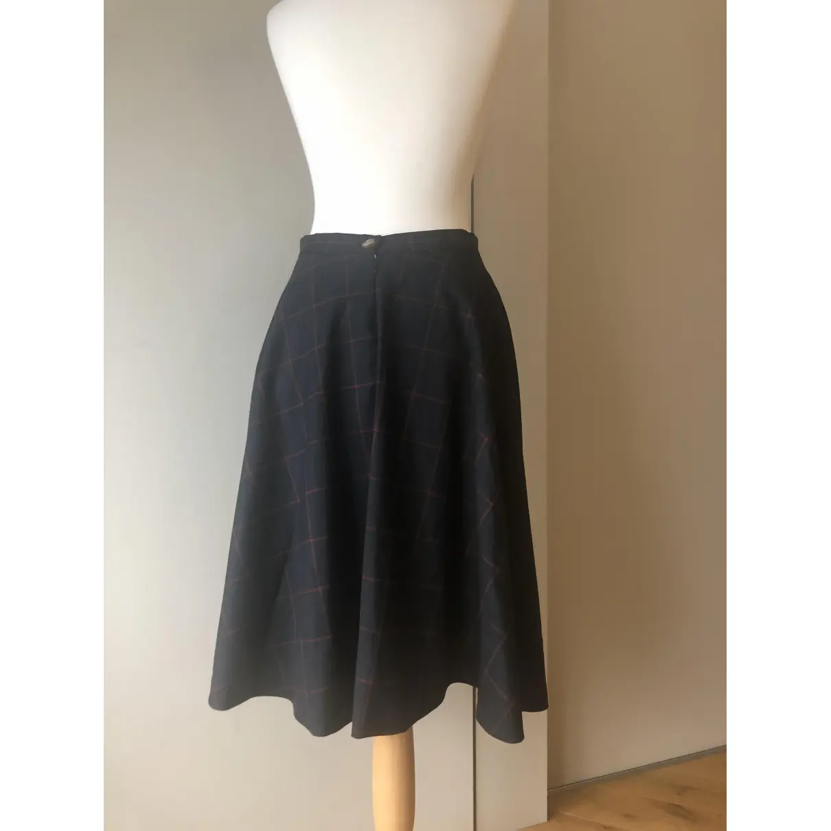 Buy Vivienne Westwood Wool mid-length skirt online - Vintage
