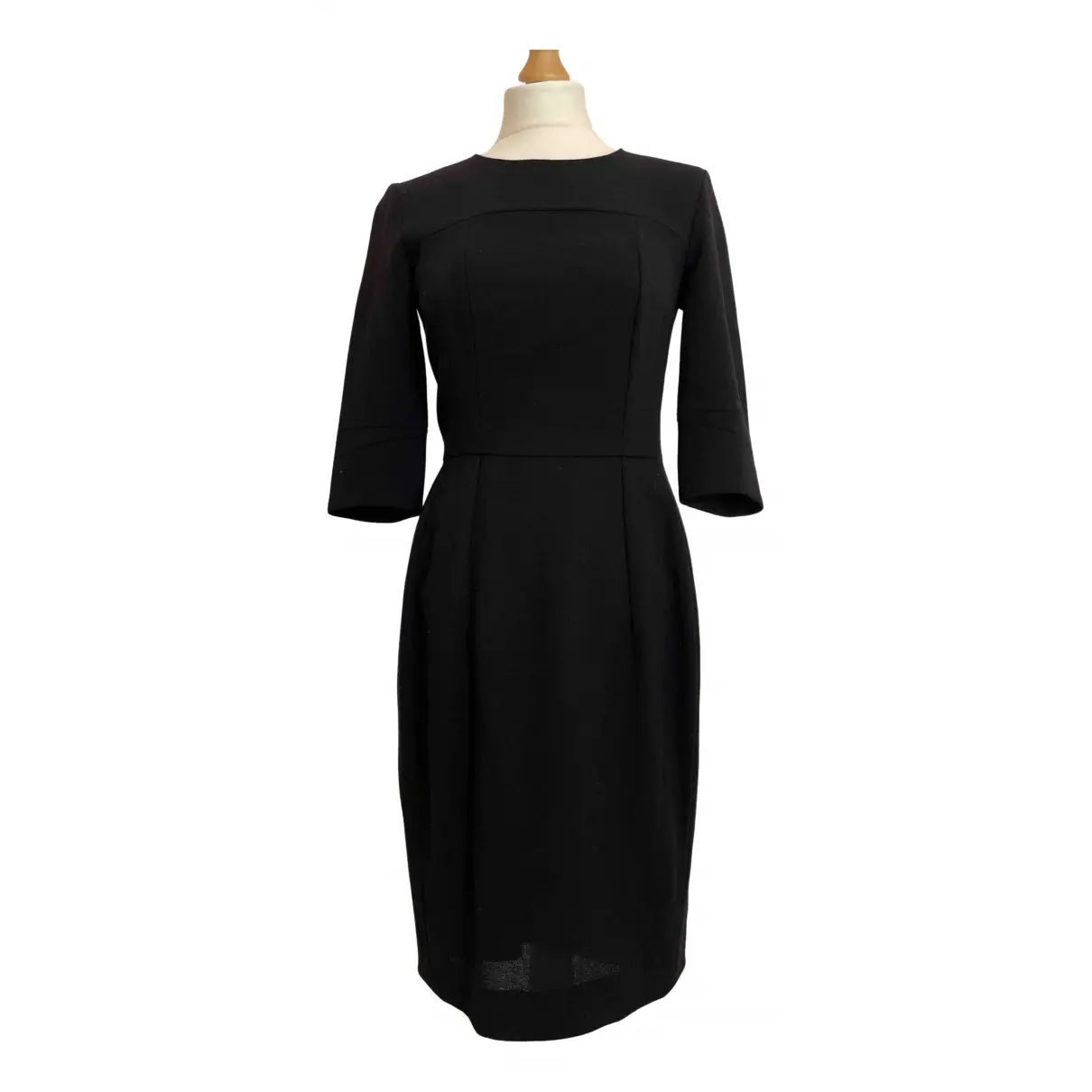 Wool mid-length dress Yves Saint Laurent - Vintage