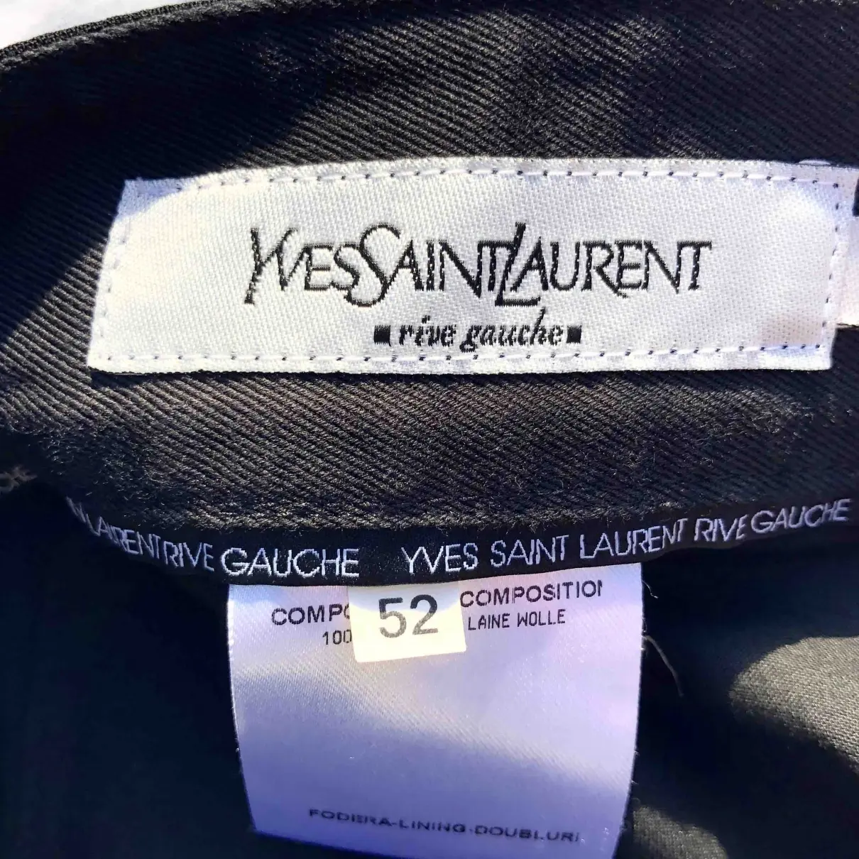 Luxury Yves Saint Laurent Trousers Men - Vintage