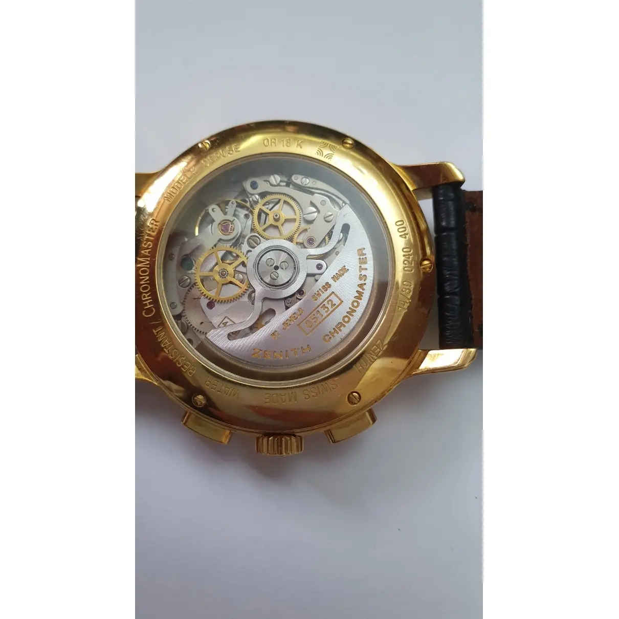 Zenith El Primero yellow gold watch for sale