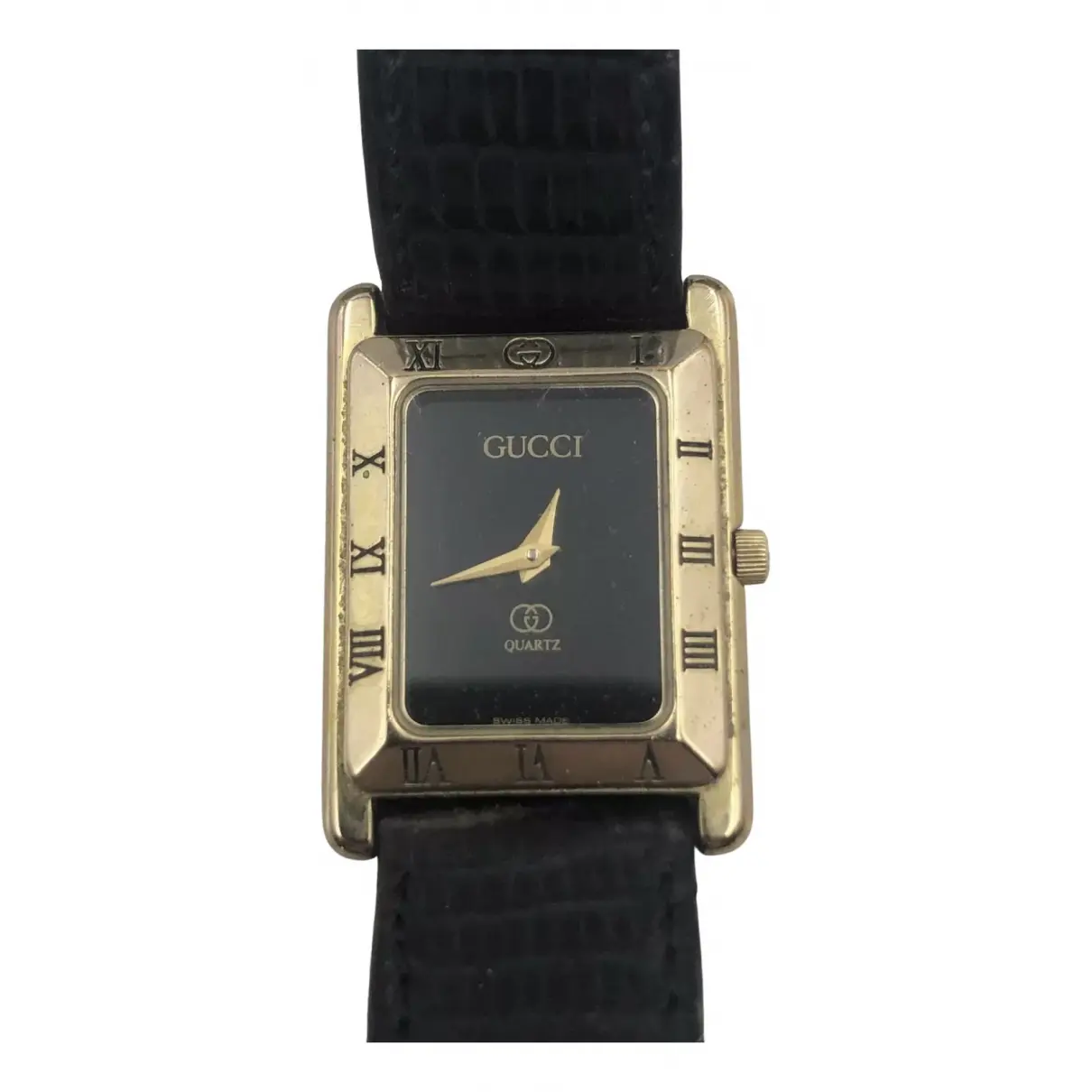 Yellow gold watch Gucci