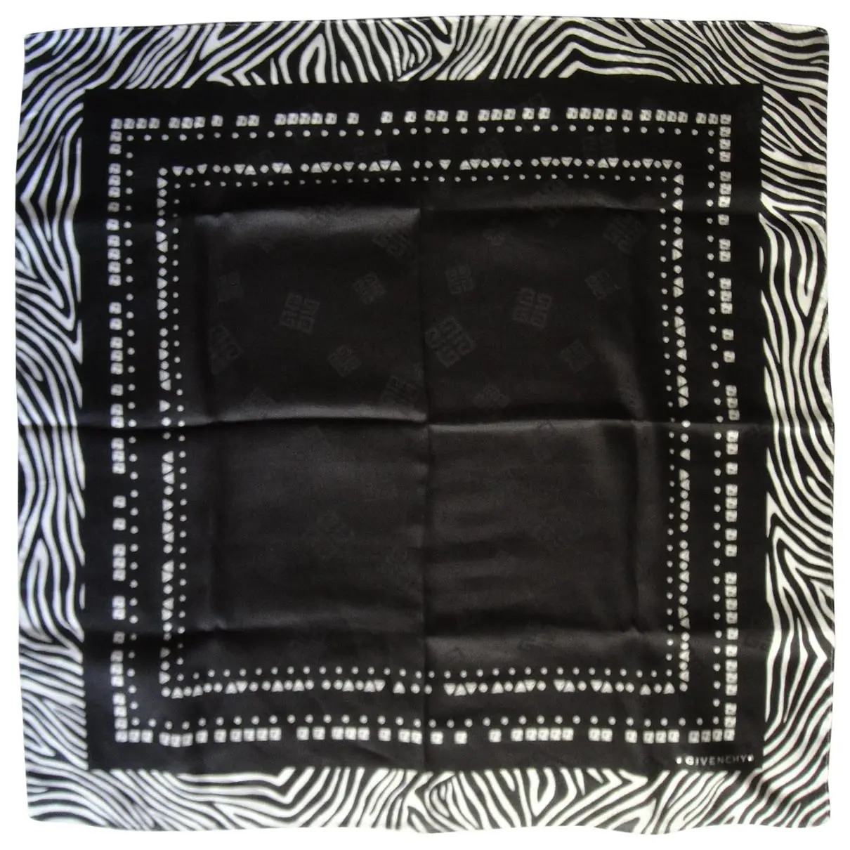Zebra print Cotton Silk handkerchief Givenchy