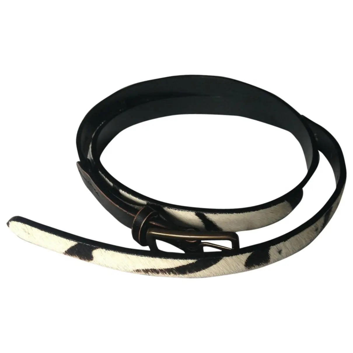 Zebra print Leather Belt Ralph Lauren Denim & Supply