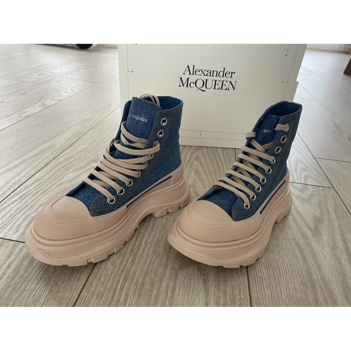 Buy Alexander McQueen Cloth ankle boots online