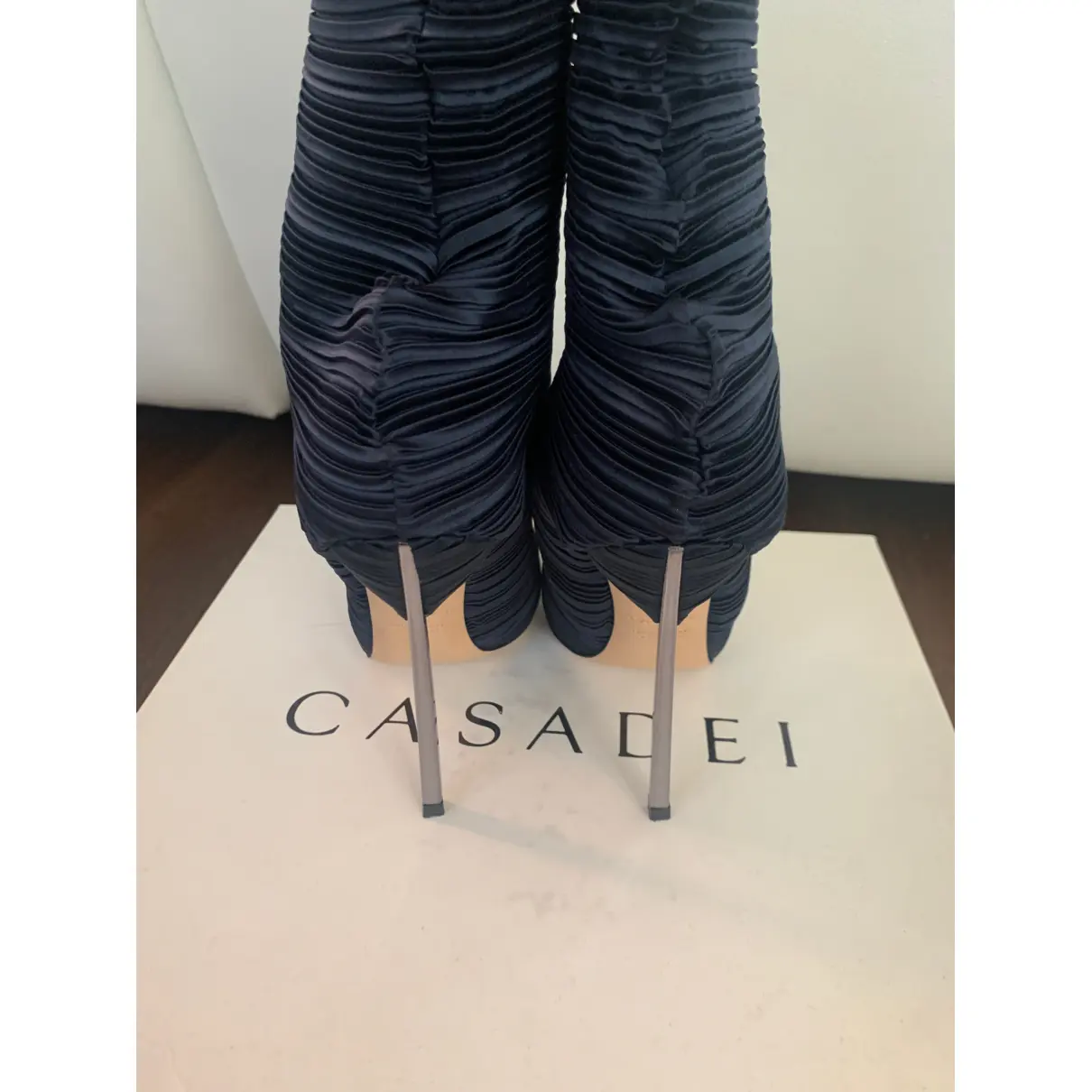 Cloth boots Casadei