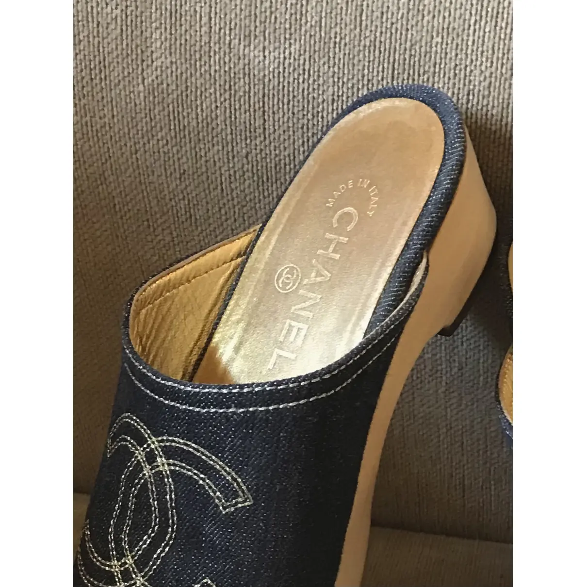 Buy Chanel Cloth mules & clogs online