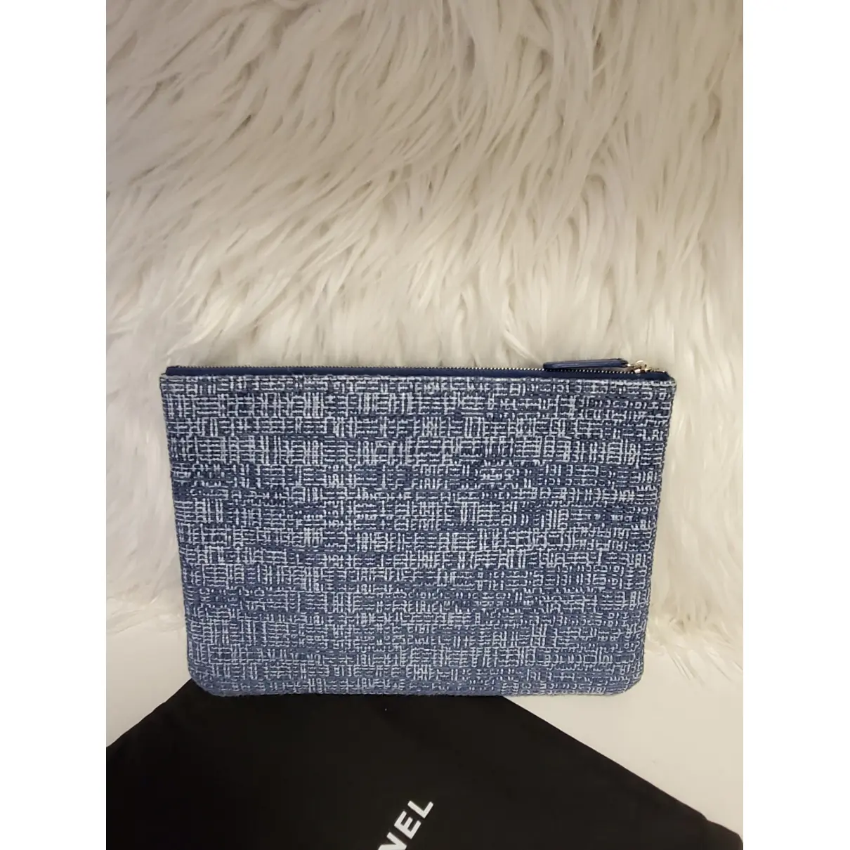 Buy Chanel Deauville cloth clutch bag online