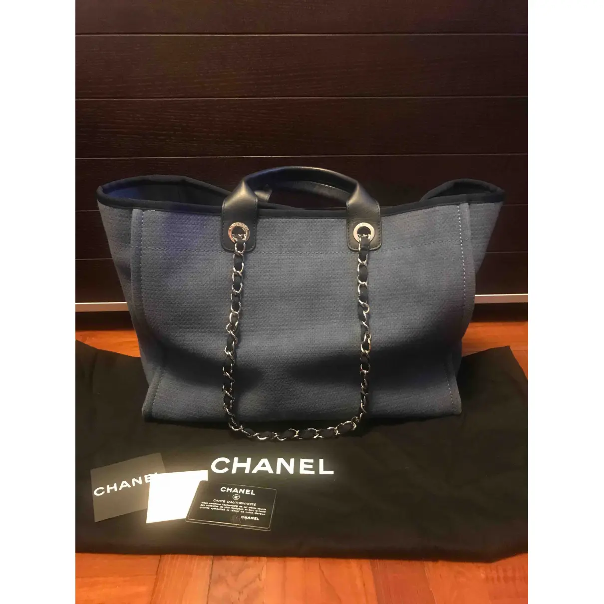 Buy Chanel Deauville cloth tote online