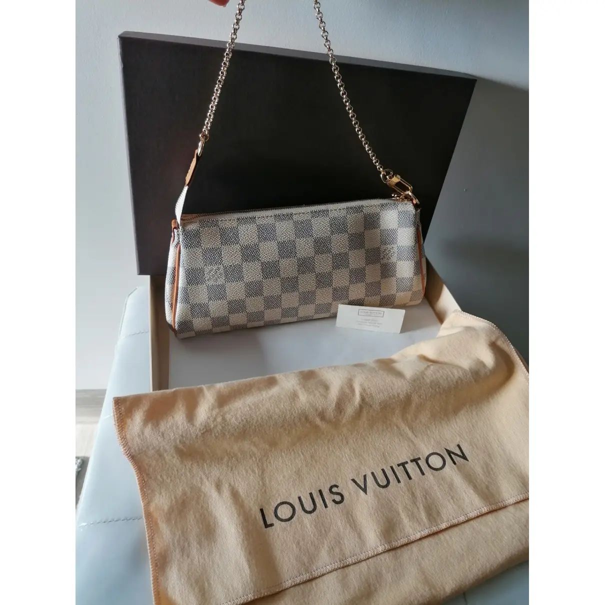 Buy Louis Vuitton Eva cloth clutch bag online