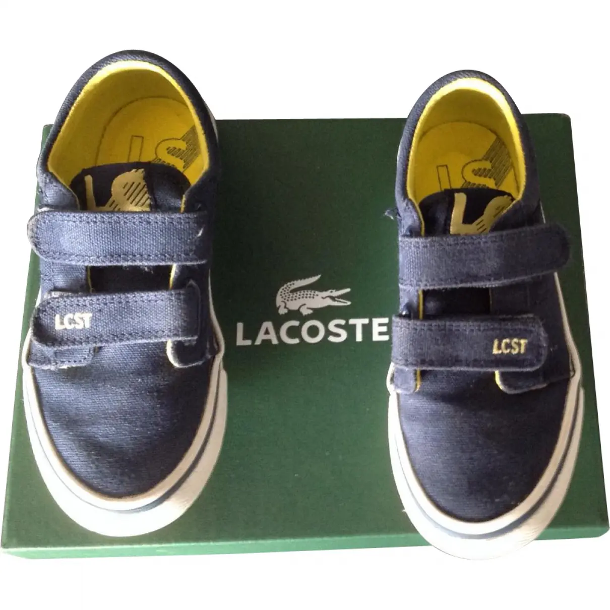 Blue Cloth Trainers Lacoste