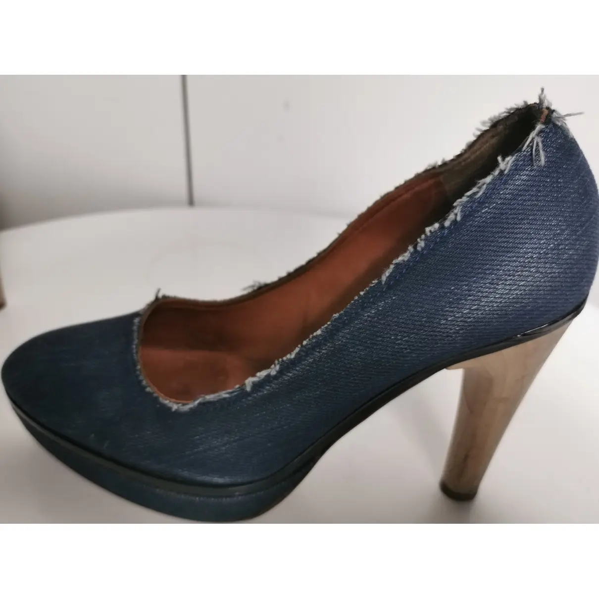 Cloth heels Lanvin - Vintage
