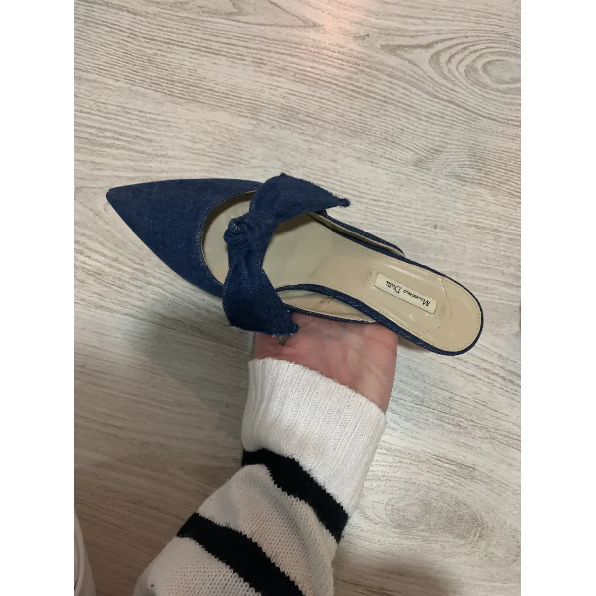 Cloth sandals Massimo Dutti