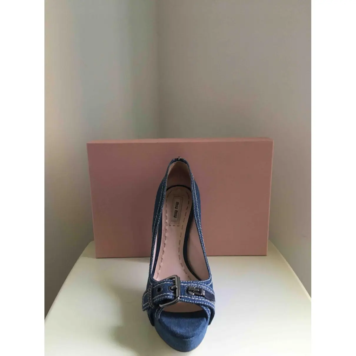 Miu Miu Cloth heels for sale