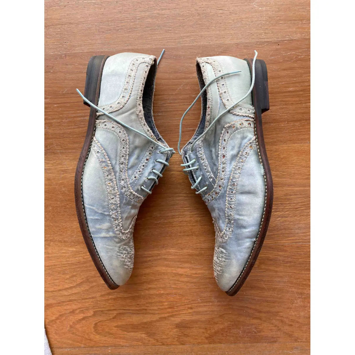 Buy Paul Smith Cloth lace ups online - Vintage