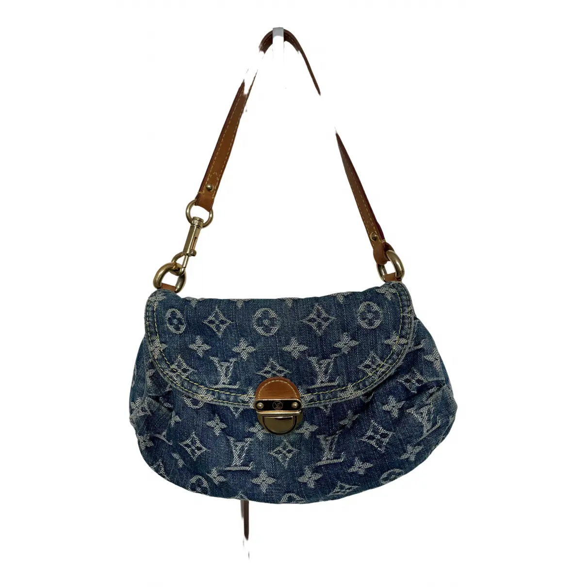 Pleaty cloth handbag Louis Vuitton