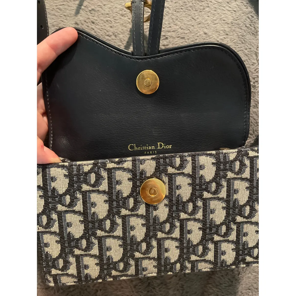 Buy Dior Saddle cloth handbag online