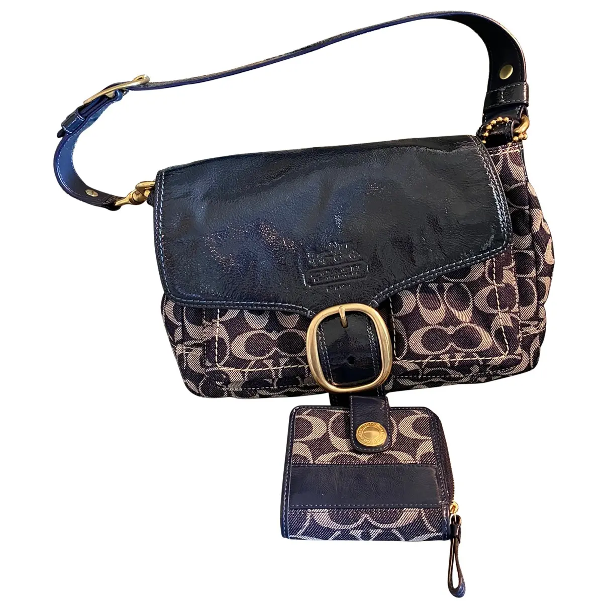 Signature Sufflette cloth handbag Coach