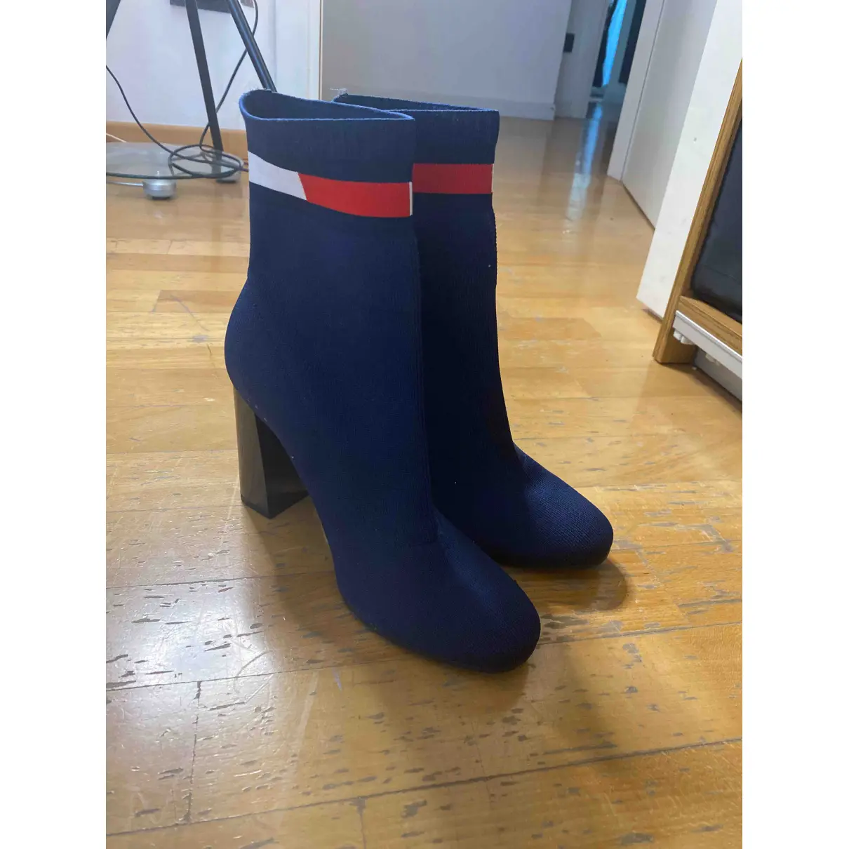 Buy Tommy Hilfiger Cloth ankle boots online