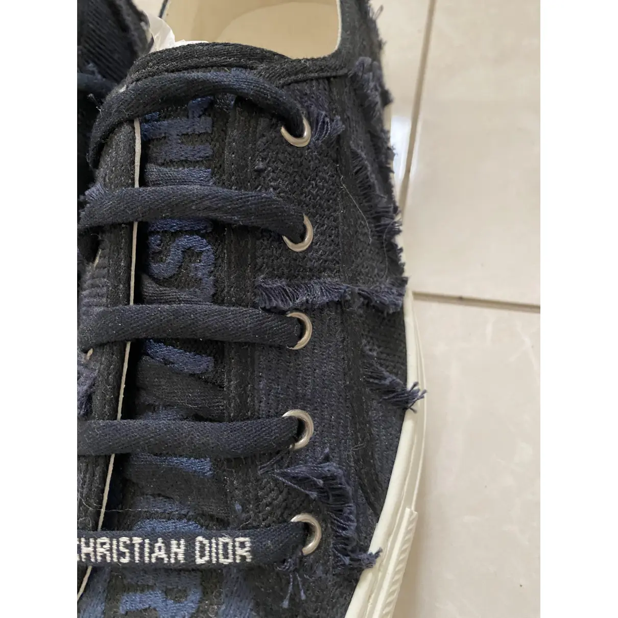 Buy Dior Walk 'n' Dior cloth trainers online