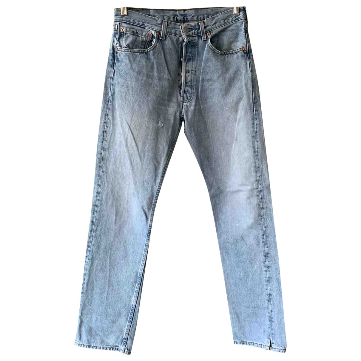Blue Cotton Jeans 501 Levi's - Vintage