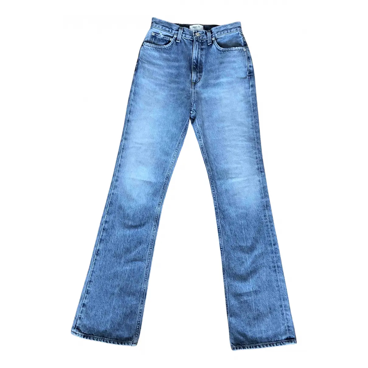 Blue Cotton Jeans Agolde