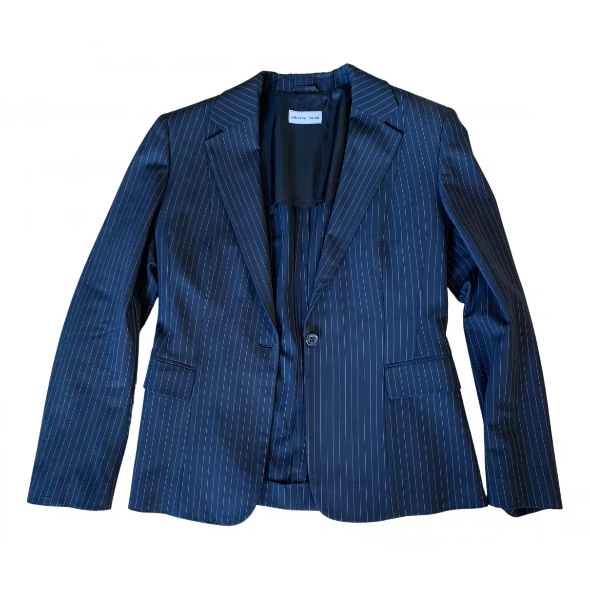 Blue Cotton Jacket Alberto Biani