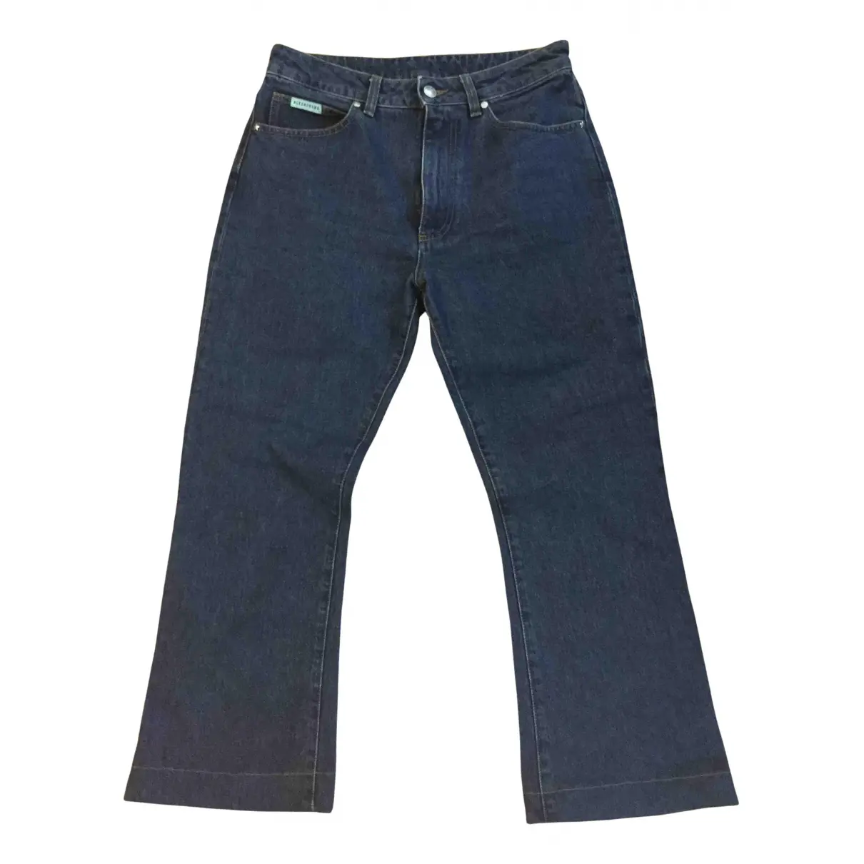 Blue Cotton Jeans Alexa Chung