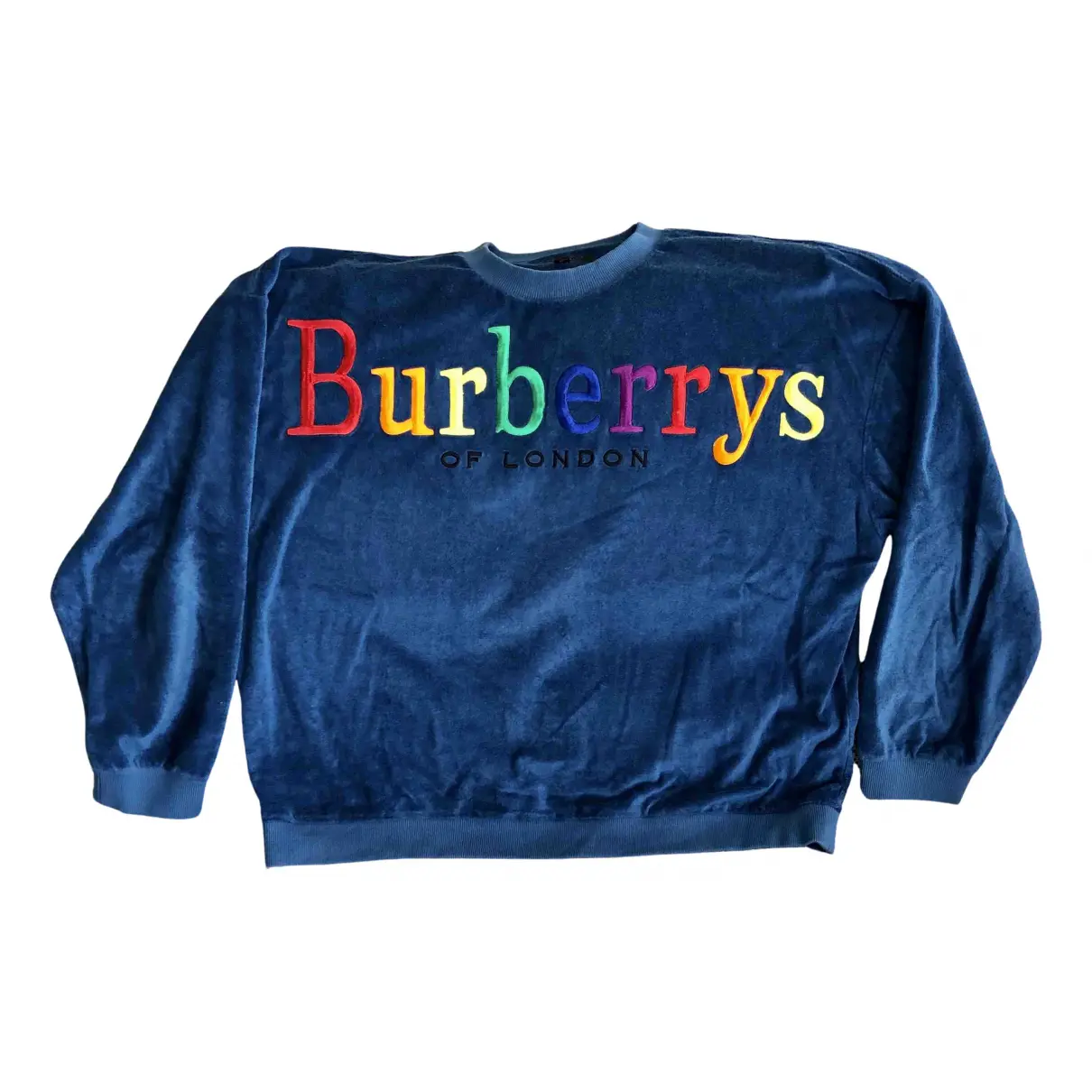 Blue Cotton Knitwear & Sweatshirt Burberry