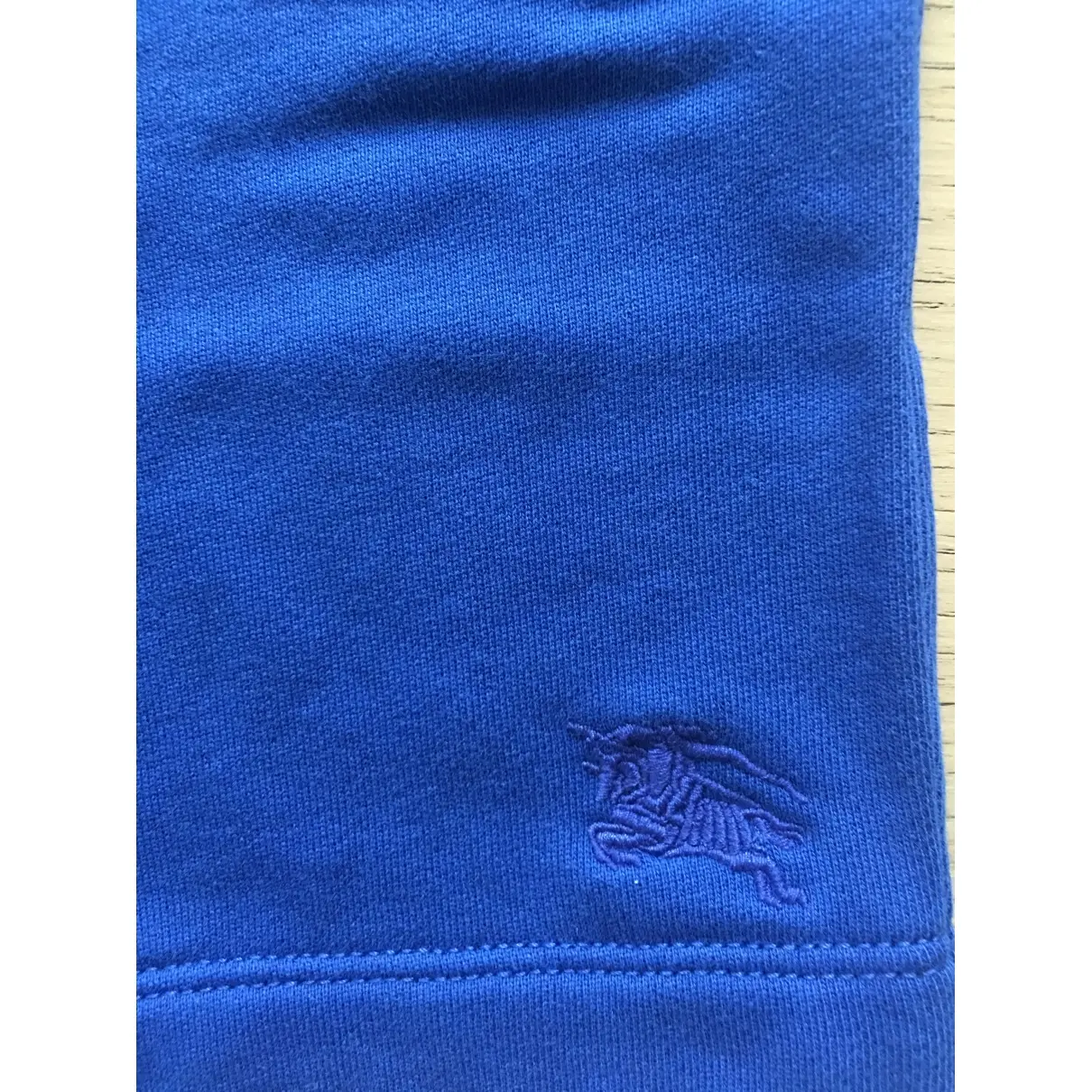 Buy Burberry Blue Cotton Shorts online