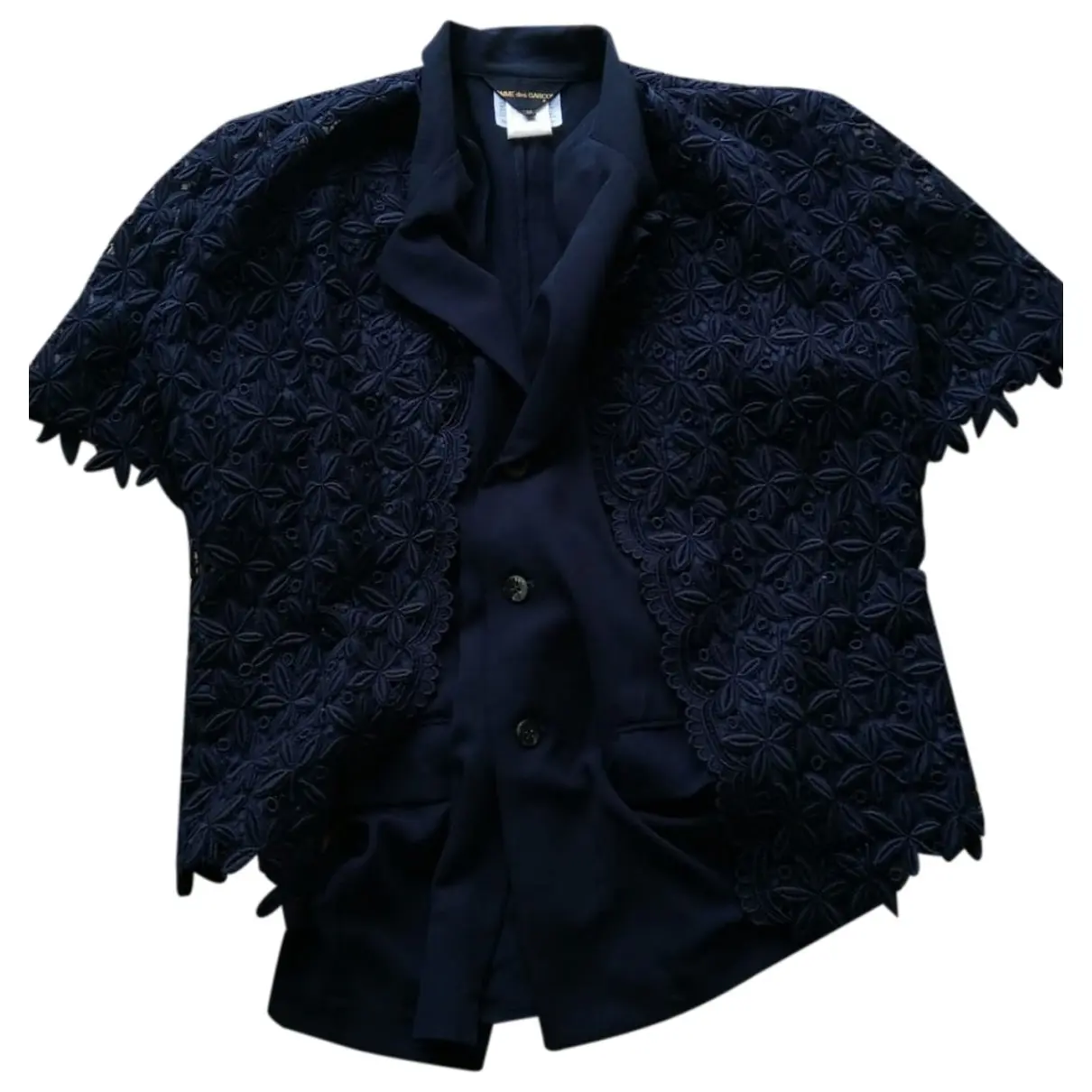 Blue Cotton Jacket Comme Des Garcons - Vintage