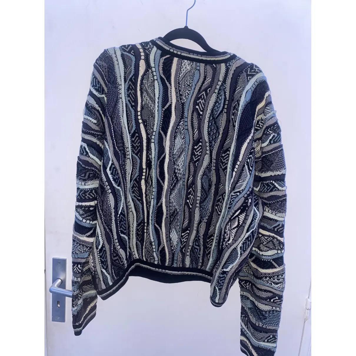 Buy Coogi Blue Cotton Knitwear & Sweatshirt online - Vintage