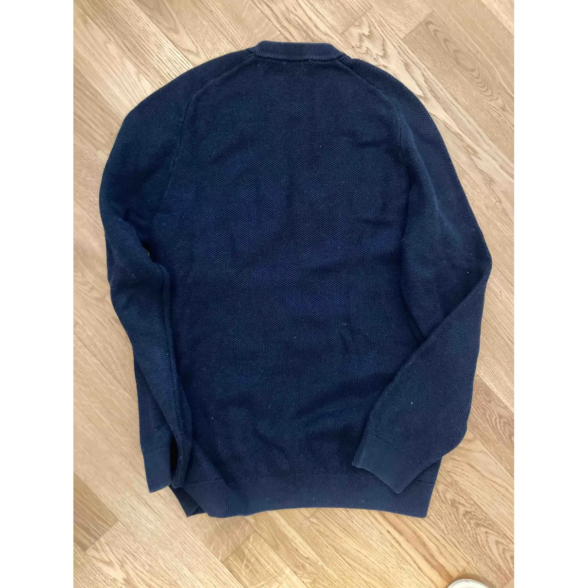 Buy Cos Blue Cotton Knitwear & Sweatshirt online