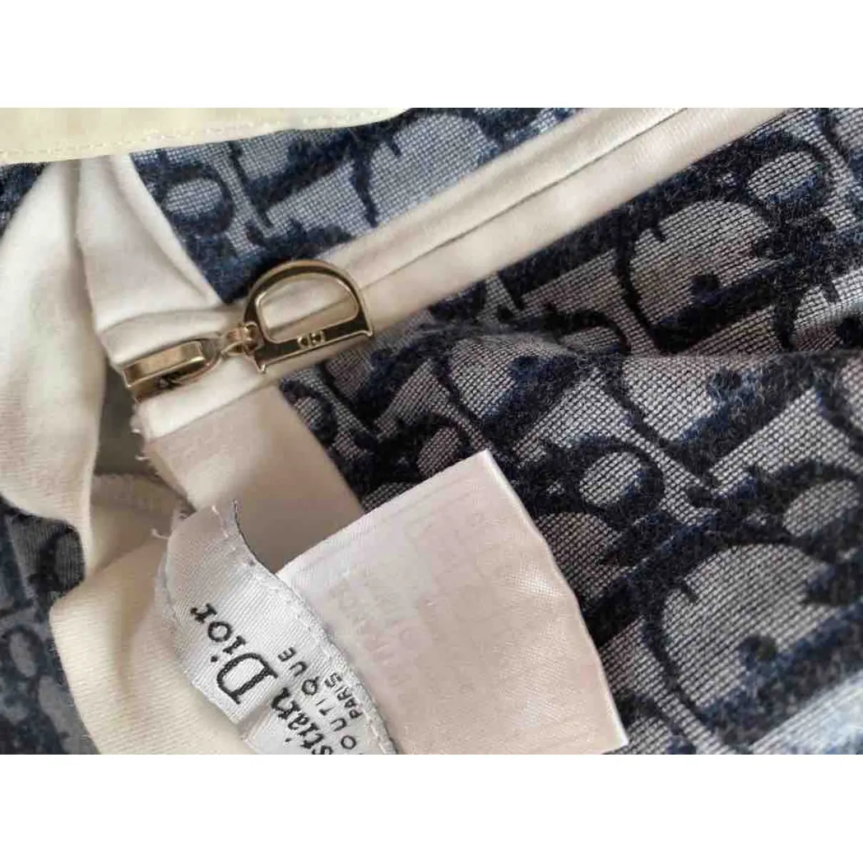Blue Cotton Knitwear Dior - Vintage