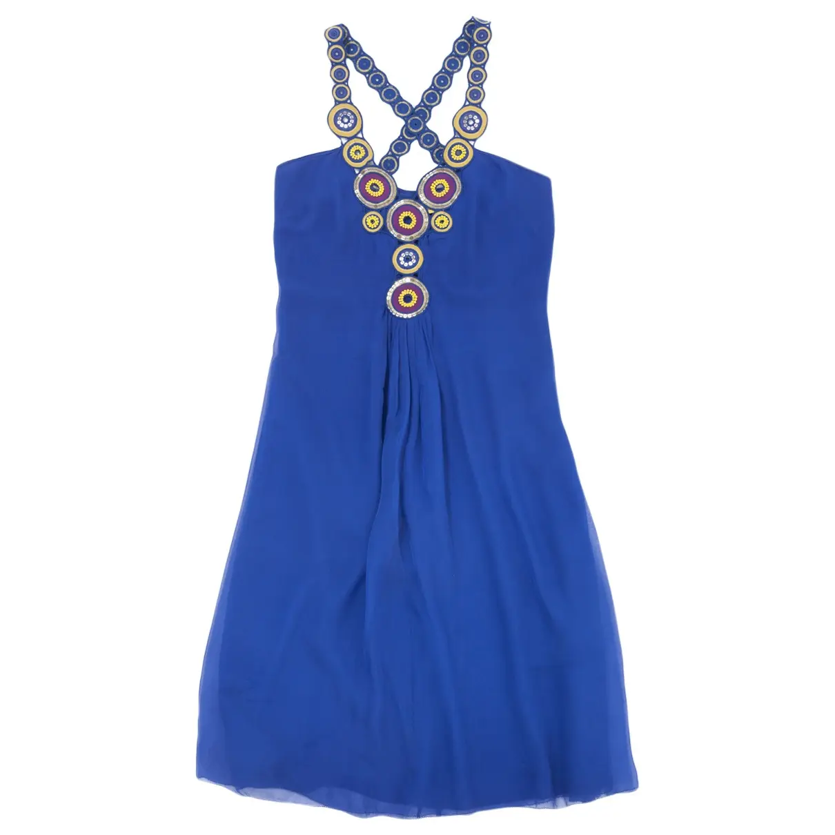 Blue Cotton Dress Catherine Malandrino