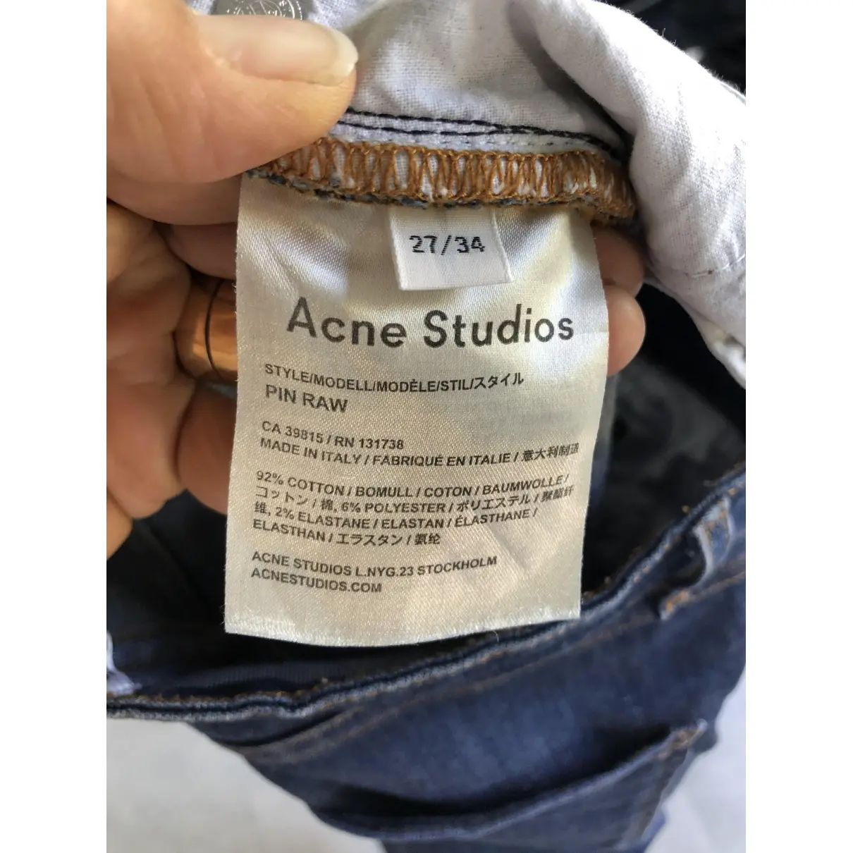 Luxury Acne Studios Jeans Women