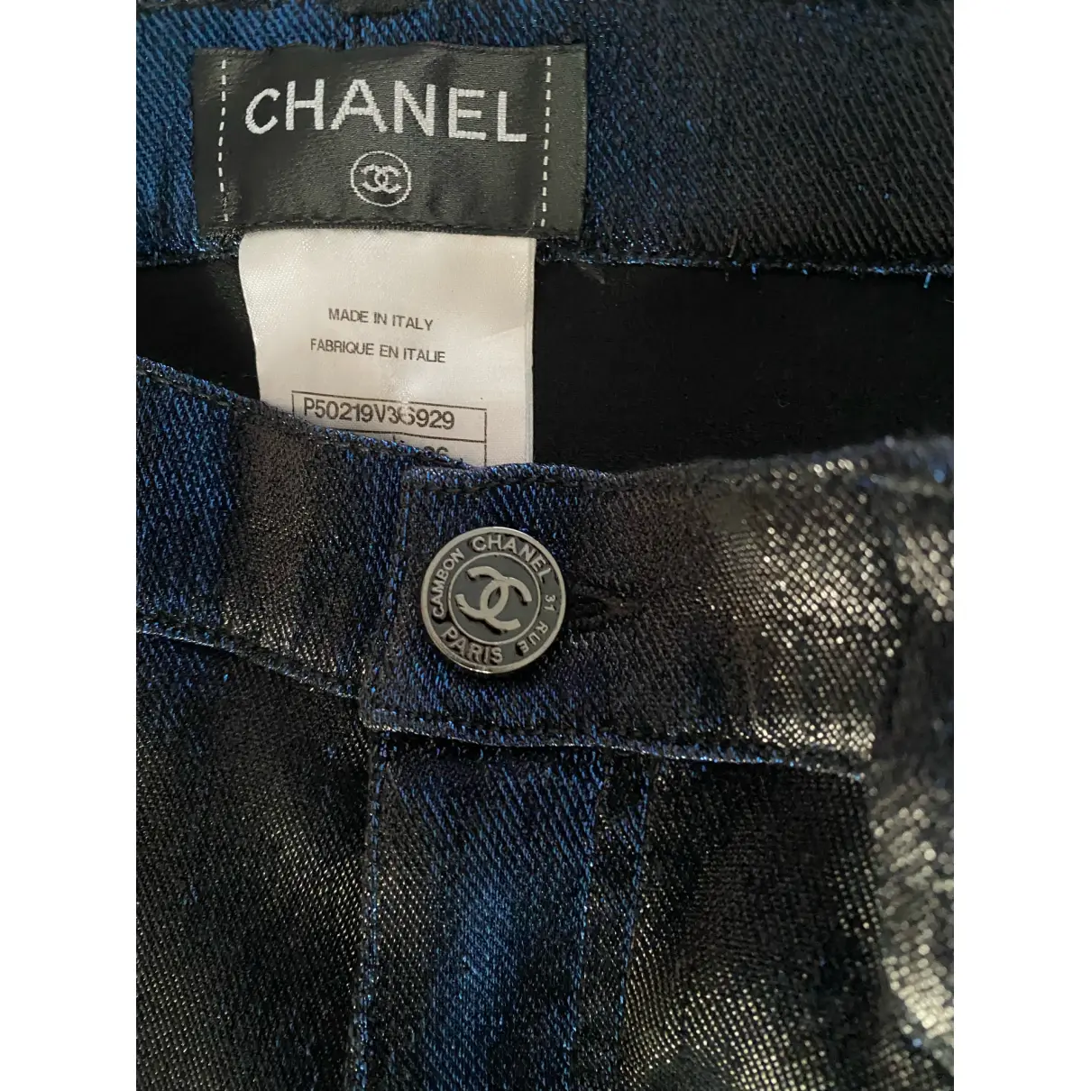 Slim jeans Chanel