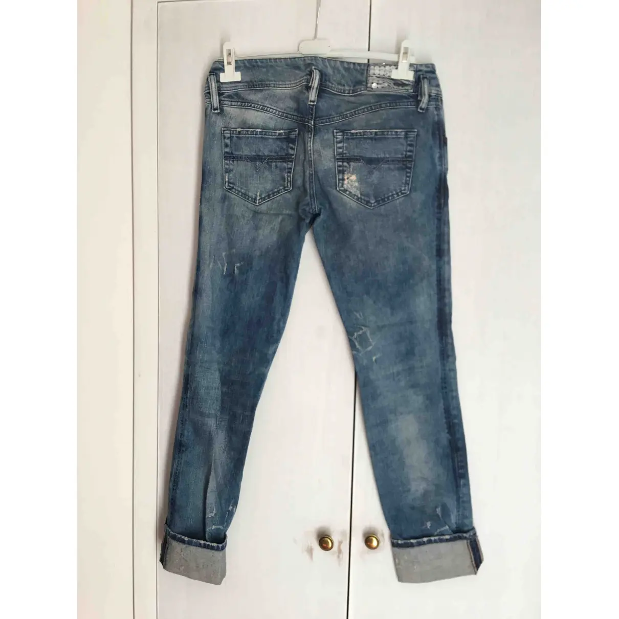 Buy Diesel Blue Cotton - elasthane Jeans online