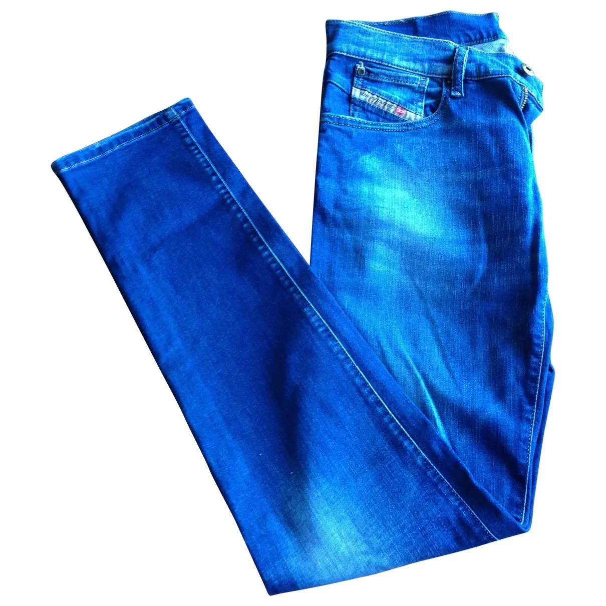 Blue Cotton/elasthane Jeans Diesel