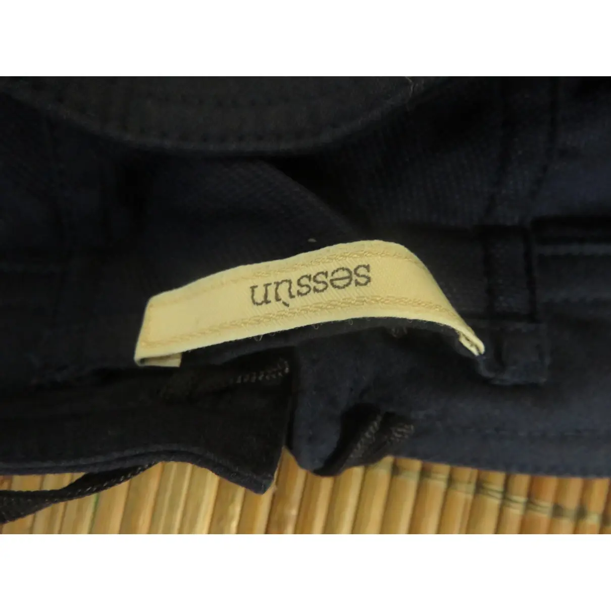 Buy Sessun Blue Cotton - elasthane Shorts online