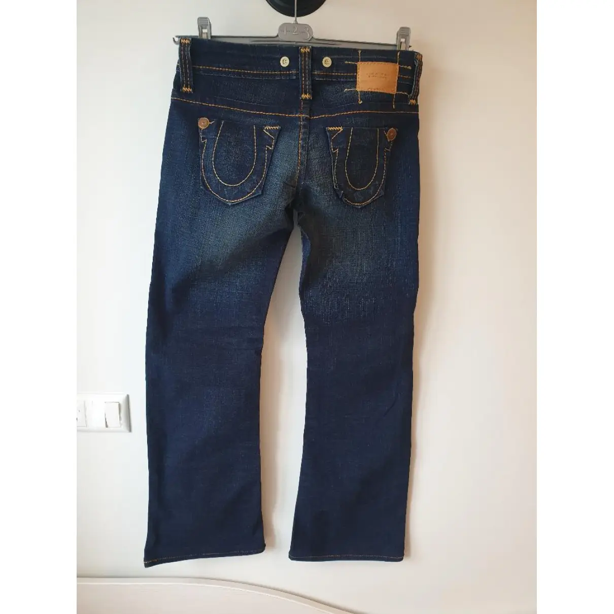 Buy True Religion Blue Cotton - elasthane Jeans online